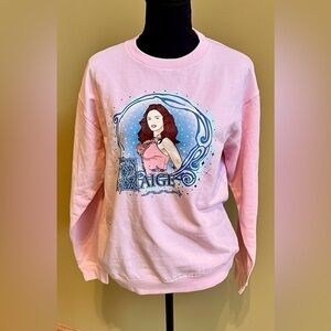 Bioworld Charmed Paige Sweatshirt Tween Teen High School Pink Casual Comfortable